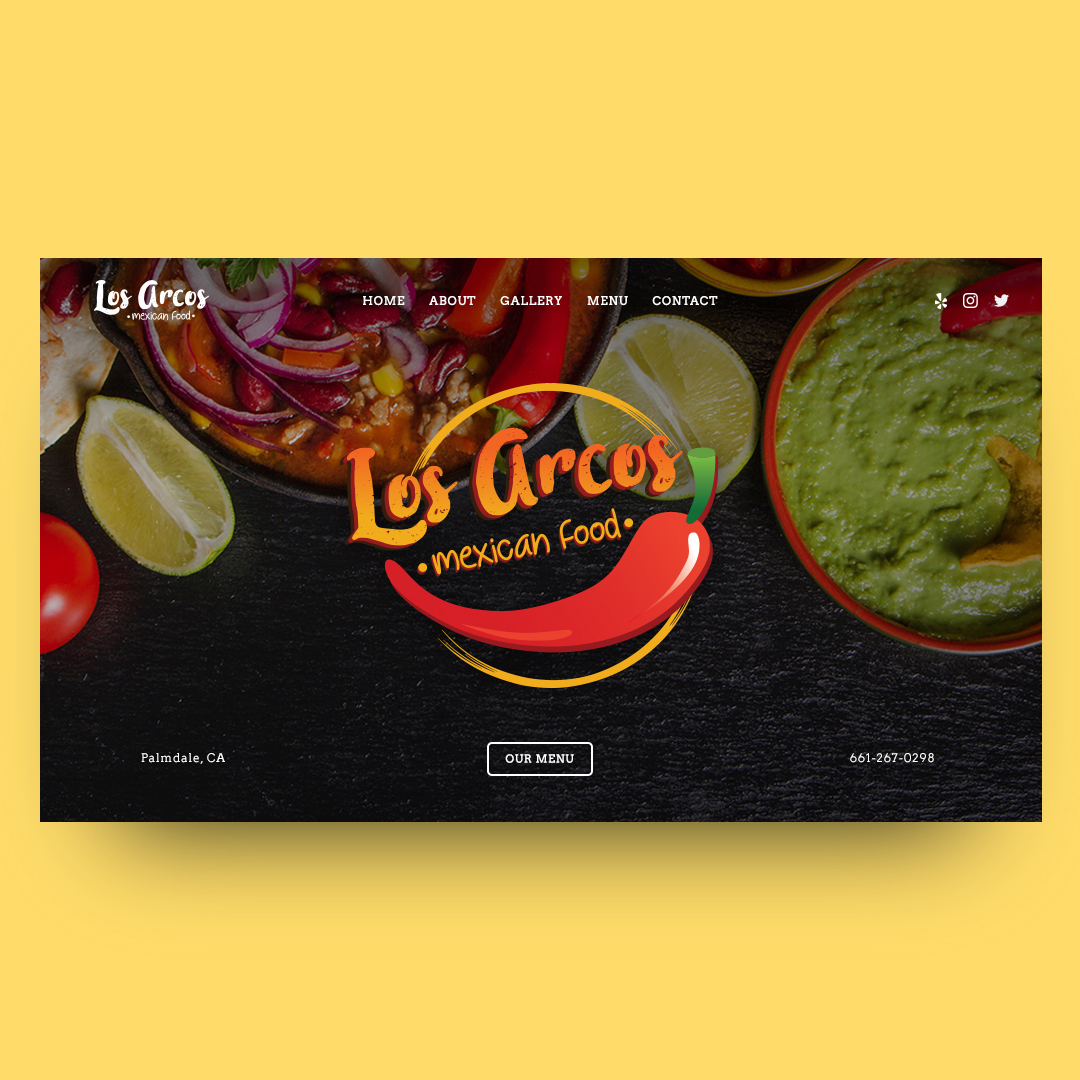 Restaurant website design